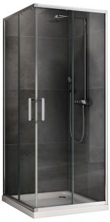 Душевой уголок ABBER Schwarzer Diamant AG020805 80x80см хром